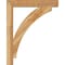 Ekena Millwork Thorton Block Rough Sawn Bracket w/ Offset Brace, Western Red Cedar, 6"W x 32"D x 40"H BKT0604X32X40THR05RWR - alternate 4